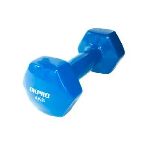 Гантель виниловая Original FitTools 4 кг для групповых программ