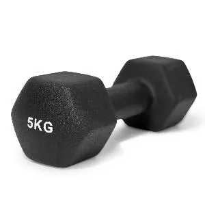 Гантель неопреновая Unix Fit 5 кг / шт. Black