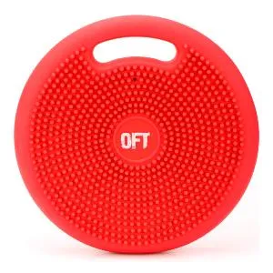 Подушка массажно-балансировочная с ручкой Original FitTools красная