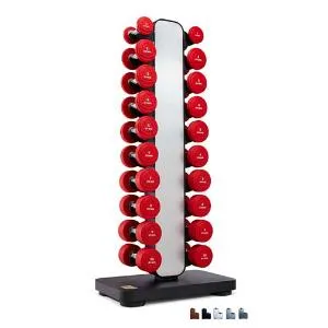 Стойка для 10 пар гантелей вертикальная Ziva серия EX