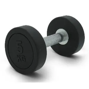 Гантель круглая обрезиненная Unix Fit PRO 5 кг / шт.