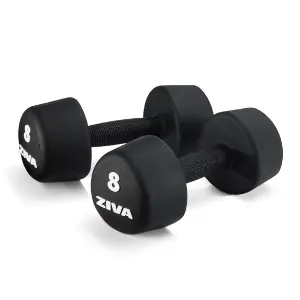 Гантели уретановые Ziva ZVO-PUTF-3073-BKWT 4 кг (пара)