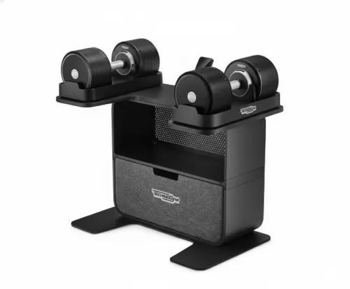 Регулируемые гантели Technogym Connected Dumbbells+ со стойкой
