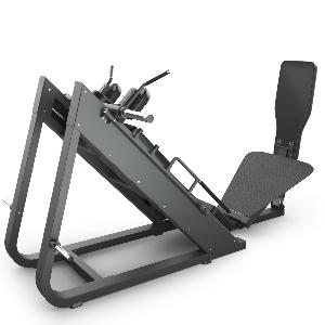 Нагружаемый дисками тренажер Unix Fit PRO (UC-1662) жим ногами 45 градусов / гакк машина 