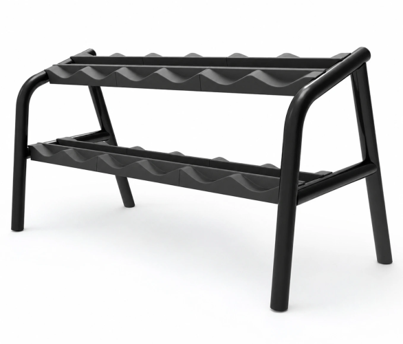 Стойка для гантелей с уретановым покрытием Technogym Urethane-Encased Dumbbell Rack
