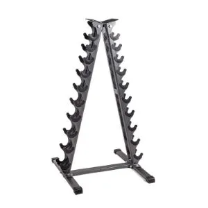 Стойка для 10 пар хромированных гантелей Original FitTools