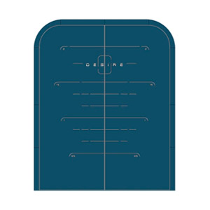 Коврик с разметкой для занятий фитнесом Desire Balance Mat L