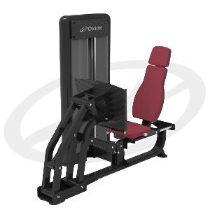 Купить Грузоблочный тренажер на нижнюю часть тела Oxide Fitness D011 жим ногами / икроножные сидя в Москве