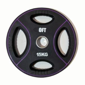 Original FitTools Диск для штанги олимпийский полиуретановый 15 кг