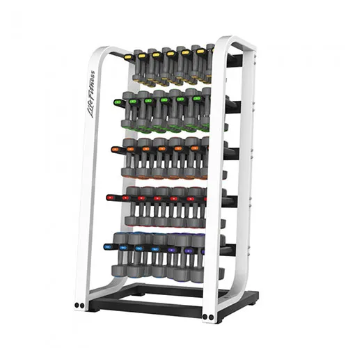 Стойка для гантелей Life Fitness (Платиновый белый)