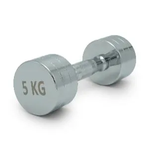 Гантель круглая хромированная Unix Fit PRO 5 кг / шт.