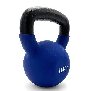 Гиря виниловая Unix Fit 16 кг синяя