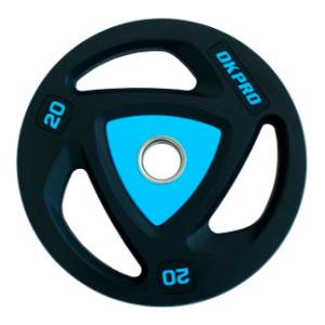 Original FitTools Диск олимпийский полиуретановый 20 кг OKPRO
