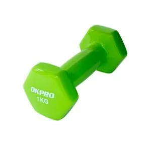 Гантель виниловая Original FitTools 1 кг для групповых программ