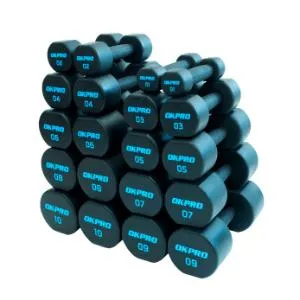 Набор полиуретановых гантелей Original FitTools от 1 до 10 кг