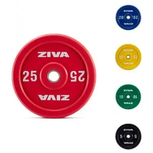 Диск обрезиненный Ziva 5 кг (черный)