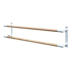 Станок хореографический пристенный двухрядный Original FitTools 2 м (перекладина D-40 мм береза)