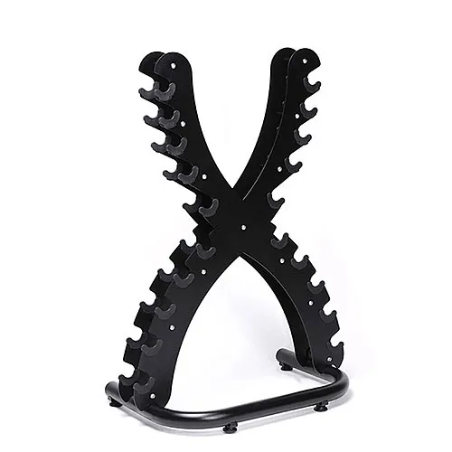 Стойка для хромированных гантелей Hasttings X-образная