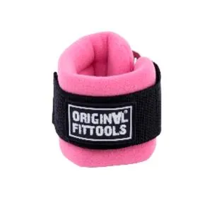 Ремень для тренировки мышц бедра и ягодиц регулируемый Original FitTools (F0-кольцо) розовый