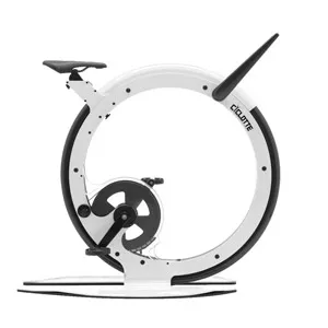 Велотренажер вертикальный Ciclotte Steel Signal белый