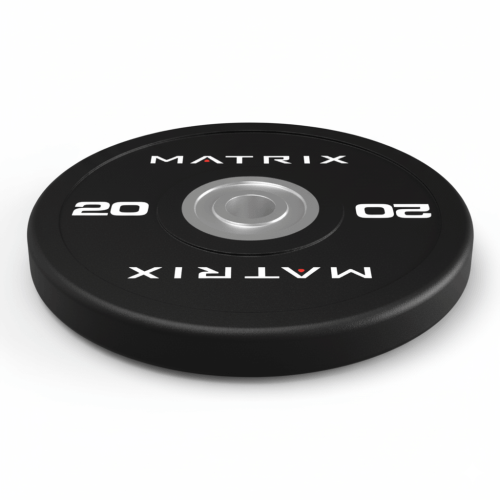 Диск бамперный обрезиненный Matrix Rubber Black Bumper Plate