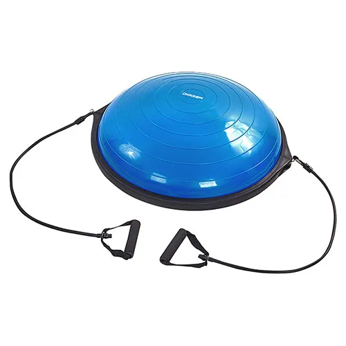 Полусфера гимнастическая надувная с эспандерами Hasttings