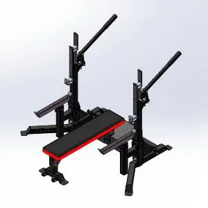 Жимовая скамья домкратная для пауэрлифтинга Aerofit P1410F