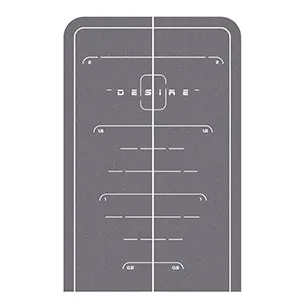 Компактный коврик с разметкой для занятий фитнесом Desire Balance Mat S