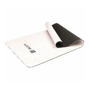 Коврик для йоги Bloom LB7031/WH белый-коричневый