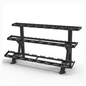 Kraft Fitness Стойка для 12 пар гантелей 3-ярусная Kraft Fitness KFTTDRYB