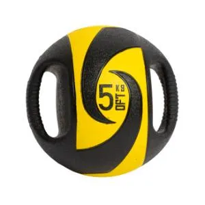 Мяч тренировочный медицинбол с хватами Original FitTools 5 кг