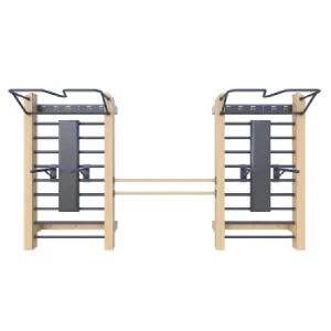 Шведская стенка с эспандерами, брусьями, скамьей и балетным станком Desire Eco Double Stretch