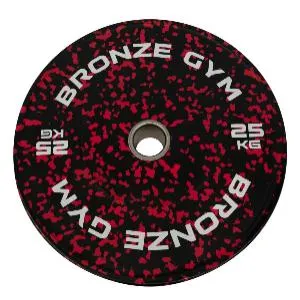 Диск бамперный Bronze Gym камуфляж красный 25 кг