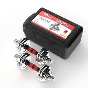 Набор гантелей в кейсе Unix Fit 15 кг