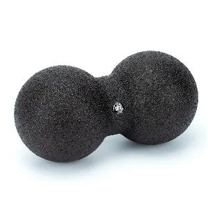 Шар массажный сдвоенный Original FitTools 24 х 12 см черный