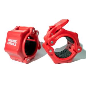 Купить Original FitTools Замки олимпийские пластиковые красные (пара) в Москве