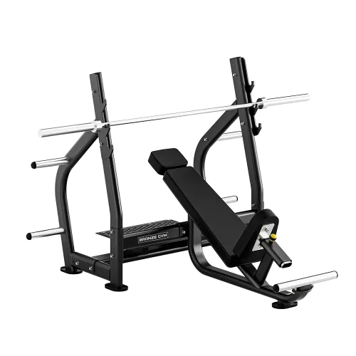 Скамья олимпийская для жима наклонная Bronze Gym RAVE RE56