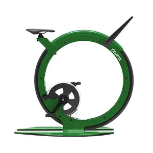 Велотренажер вертикальный Ciclotte Steel Pearl зеленый