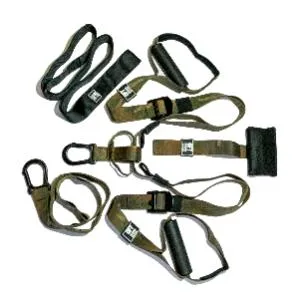 Петли для функционального тренинга хаки Original FitTools SQUAD с дополнительным карабином