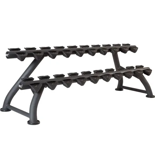 Горизонтальная стойка для хранения гантелей UFC (на 10 пар)