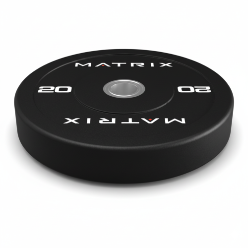 Диск бамперный обрезиненный Matrix Fitness Rubber Training Bumper Plate Black