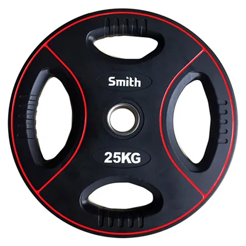 Диск для штанги полиуретановый Smith Fitness Excellence 25 кг