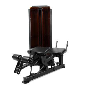 Грузоблочный тренажер на нижнюю часть тела Bronze Gym PARTNER ML-802 сгибание ног лежа профессиональный 