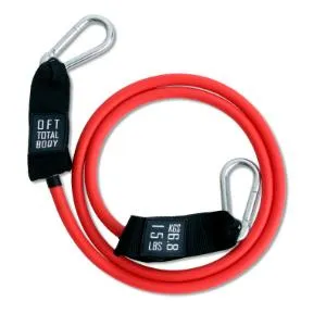 Эспандер из натурального латекса с карабинами Original FitTools сопротивление 15 lbs