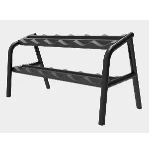 Стойка для гантелей Technogym Urethane-Encased Dumbbell Rack с уретановым покрытием