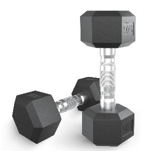 Unix Fit Гантель гексагональная обрезиненная 5 кг / шт.