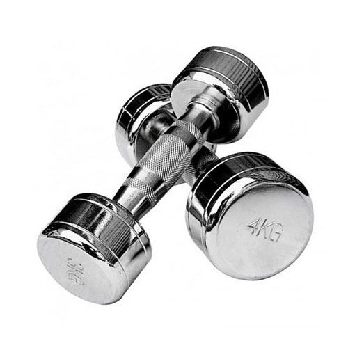 Набор гантелей хромированных Rockit 1–10 кг (110 кг, 10 пар)