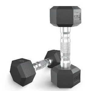 Гантель гексагональная обрезиненная Unix Fit 2,5 кг / шт.