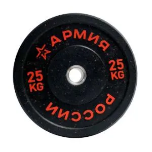 Диск бамперный Original FitTools Армия России 25 кг