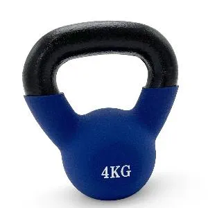 Гиря виниловая Unix Fit 4 кг синяя